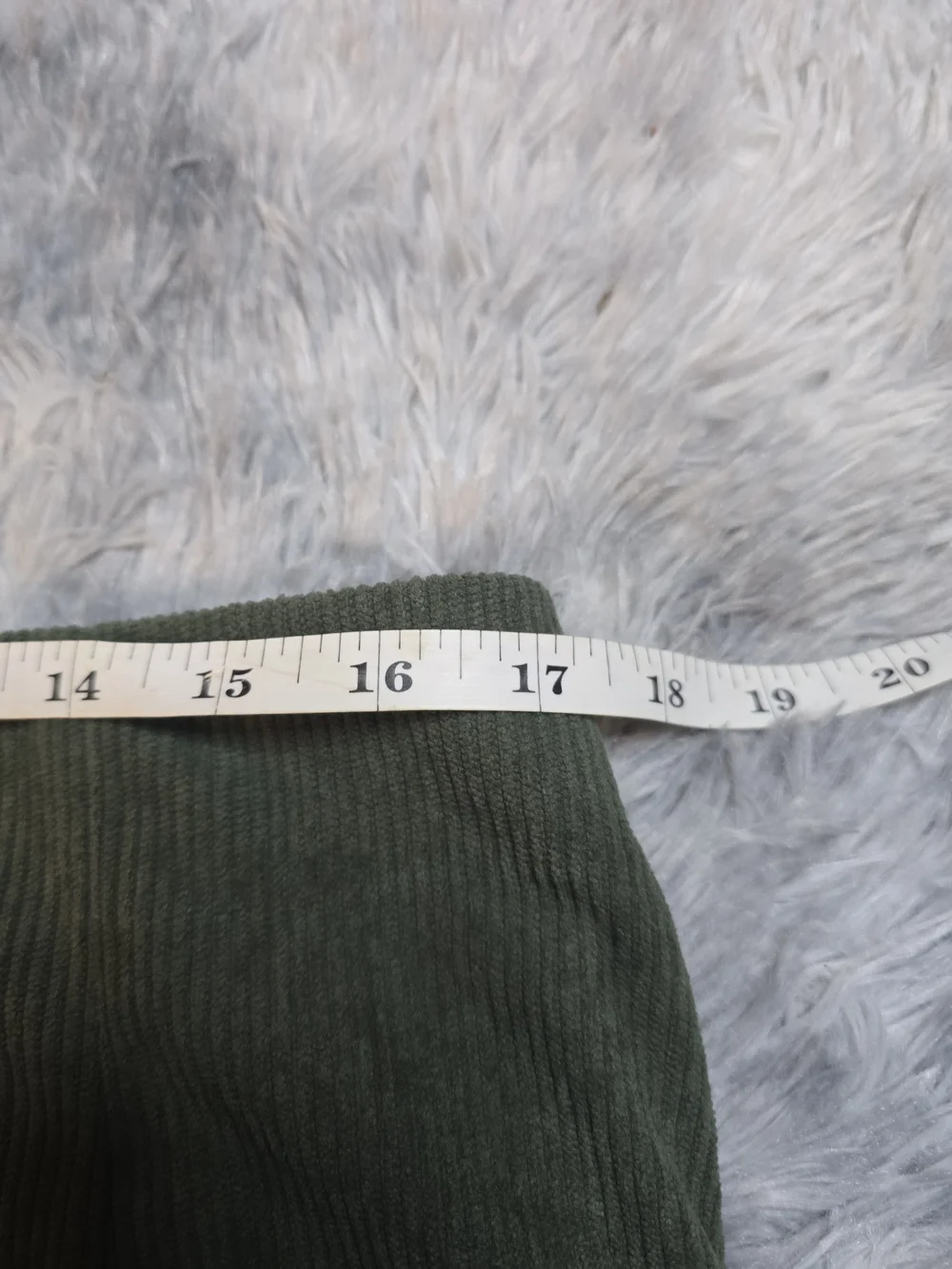 Halara Olive Green Corduroy A-Line Skort, Size XL, NWT